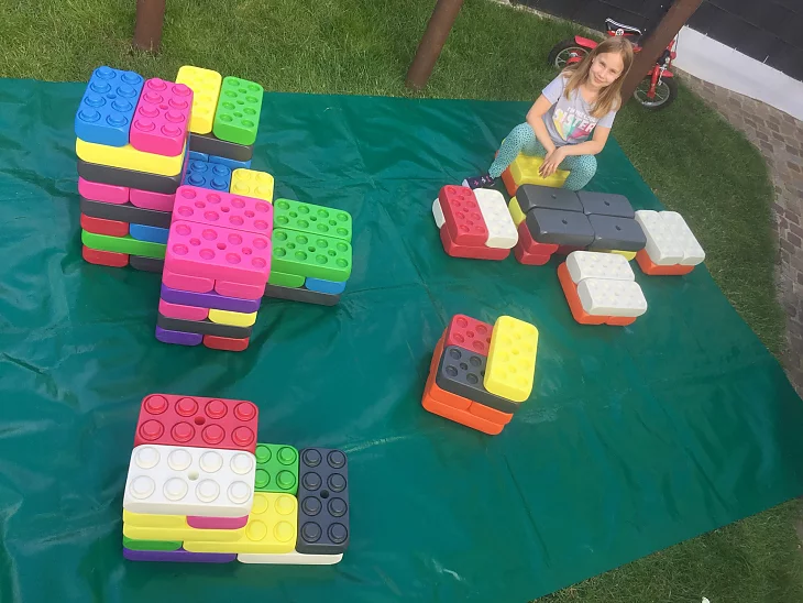 Große bunte Steckbare Bausteine 